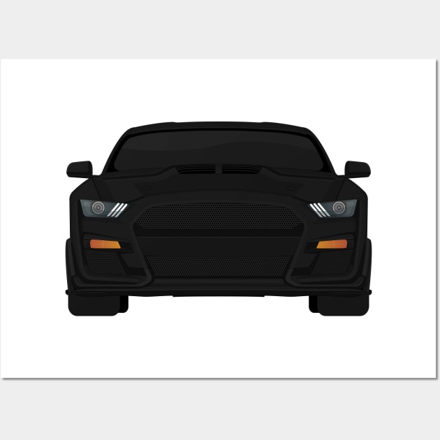 Shelby GT500 2020 Shadow-Black Wall Art by VENZ0LIC